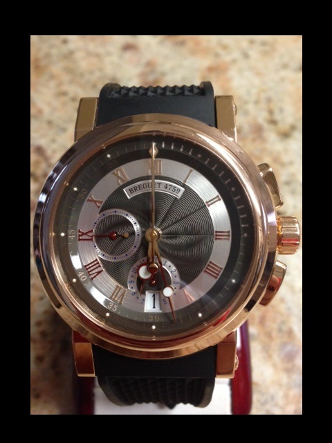 Breguet Marine Chronograph Rose Gold Ref 5827 BR – Exclusive Timepieces