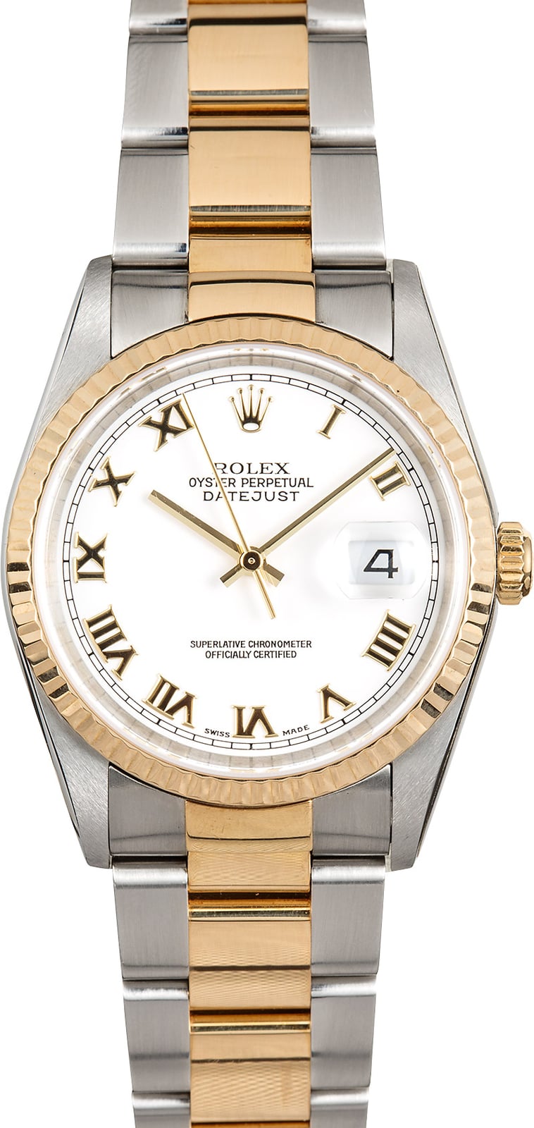 Rolex Datejust Mens Two Tone White Dial – Exclusive Timepieces