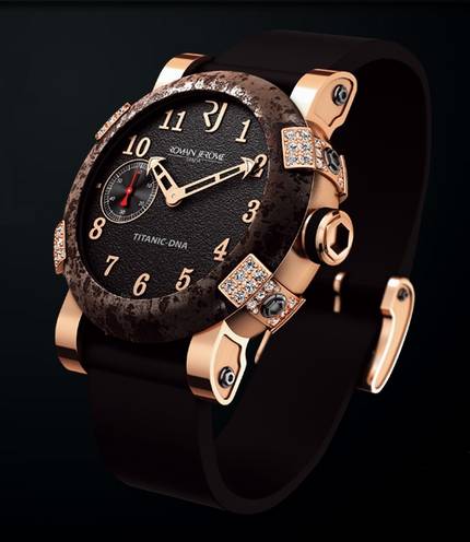 Romain Jerome Titanic DNA Rose Gold with diamonds. Exclusive