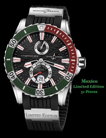 Ulysse Nardin MEXICO Limited Edition Exclusive Timepieces Luxury