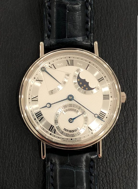 Breguet Mens MoonPhase White Gold Ref. 3137BB Exclusive Timepieces